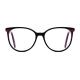 CE Certificate Acetate Eyewear Optical Glasses Frame Round Ladies