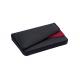 Magnetic Closure Personalised Card Holder Fabric PU Leather Card Case