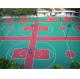 Resurface Basketball Sport Court For Table Tennis , Outdoor Rubber Basketball Flooring