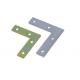 Zinc Plated Flat Metal Corner Brackets With Clean Surface Treatment 100×100mm