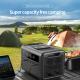 Rechargeable Portable Power Station 800W Max Solar Charging Input LiFePO4 Battery Charge