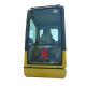Front Down Komatsu Excavator Glass Replacement Tempered Digger Glass