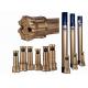 Good Corrosion Stability 4 Inch Dth Bits , Gold Color Drill Bits For Oil And Gas Industry