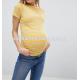 wholesale maternity clothes Custom comfortable cheap high quality crew neck stripe blank shorts t shirts
