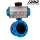 Soft Seal Pneumatic Butterfly Valve Flanged type