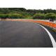 Freely Rotatable Foam Filled Highway Safety Rolling Guardrail Barrier