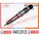common rail injector 0445120125 0445120236 fuel injector 6745-11-3102 for Cummins QSL9 8.9  New Holl And Komatsu PC30