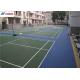 Waterproof and High Rebound and No Bubble ,no peeling ,no discoloration silicon PU Tennis Flooring