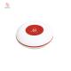 Cheap and discount  wireless  433.92Mhz white round single key restaurant service table waiter caller