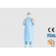 Dust Proof Disposable Protective Wear , 35G SMS Disposable Visitor Coats