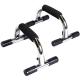 Wrist Gym Push Up Bar Iron H Shaped Silver Strong Chrome Steel
