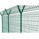 5.0mm Curved Beta Pvc Coated Garden Border Fence With Folds