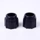 Custom Black ABS Rod Pipe Plastic Thread Injection Parts