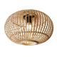 Customized Wicker Lamp Shade Pendant For Indoor Hallway Ceiling