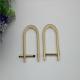 Factory direct selling bag accessories zinc alloy hardware d ring buckle 23mm
