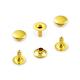 Support 7 Days Sample Order Lead Time Iron Gold Single Cap Metal Rivet for Leather Bag