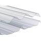 Anticorrosive Transparent Corrugated Sheet , Heatproof Clear Plastic Roof Tiles