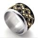 Tagor Jewelry Super Fashion 316L Stainless Steel Casting Ring PXR122
