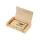 Customzed Logo Samll Wood Gift Boxes For 8G 16G Wood USB Flash Drive