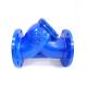 Ductile Cast Iron Flanged Y Type Strainer Filter Valves DN150 PN10 Sewage