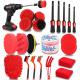 PP Microfiber 24PCS Car Detailing Brush Set 17 Inch