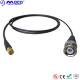 Durable Push Pull Cable Assemblies Microdot To BNC Cable For NDT System