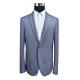 All Cotton Mens Knit Blazer Half Lining Blue Mix Breathable 100% Cotton