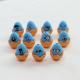 Custom Easter Focals Silicone All Beads Non - Toxic Silicone Printed Easter Eggs Bead For Keychain Making