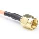 15cm Length Coaxial Pigtail Cable CRC9 to MMCX Cable RF Cable with SMA Female Connector