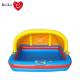 Customized 0.25mm PVC(EN71) yellow and blueinflatable baby bath pool