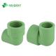 PP-R Pipe Fitting Plastic Coupling Green Color Ball Valve Union Pn20 Pn25 Request Sample