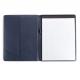 Fashion Blue Personalized Leather Padfolio For Office / Conference / Business