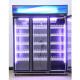 1840L Supermarket Beverage Display Cooler showcase automatic defrost