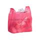 Colorful HDPE Handle T Shirt Plastic Bags , Grocery Store Plastic Bags  Vest Carrier