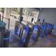 Low Noise Optical Face Recognition Turnstiles High Speed Anti Crush Swing Barrier Gate