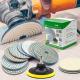 11+1 Backer 400 Grit Diamond Polishing Pad For Quartz