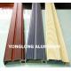 Oxidation 6063 , 6061 Wardrobe Aluminium Profile High Hardness