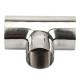 ASME BPE Standard Safety Sanitary Butt Weld Fittings Straight Equal Tee Fitting 1/4 ~ 6