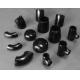 black elbow seamless pipe fittings factory direct sale