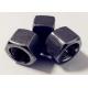 1.5mm Pitch M14 Fine Thread Hex Nuts Carbon Steel Material , 15mm Thickness