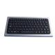 Stand Alone Desktop Industrial Keyboard Black Color With Metal Enclosure