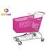 CE Certification Hdpp Material Plastic Trolley For Supermarket , Long Life