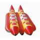 Professional PVC Heavy Duty Inflatable Boat , Double Tube Flying Banana Boat