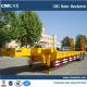 tri-axle 80 tons low bed trailer