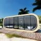 Steel Prefab Container Portable Luxury Flat Pack Modular Tiny Outdoor Cabin Office Pod Garden Apple Pod