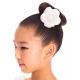 Pure White Polyester Flower Headpiece for Decoration Dance Wear Accessories