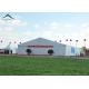 Giant Commerical Exhibition Tents Western White PVC Fabric Canopy Over 500 People