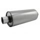 1.0mm Round Inlet 2 Outlet 2 Stainless Steel Exhaust Muffler
