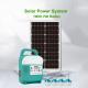 Portable Solar Home System Light With LED Flashlight Power Double USB