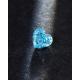 1.52ct Lab Grown Blue Diamond Heart Loose Diamond 10 Mohs